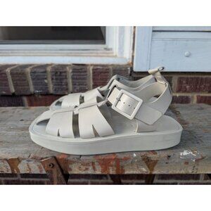 Y2K 90’s-MNG Fisherman Sandals- -Women’s -Oat White-Size 39/8.5
